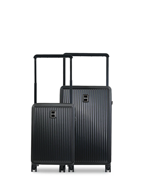 Ground İnce Çizgili Ametis 2'li Set Valiz 010737