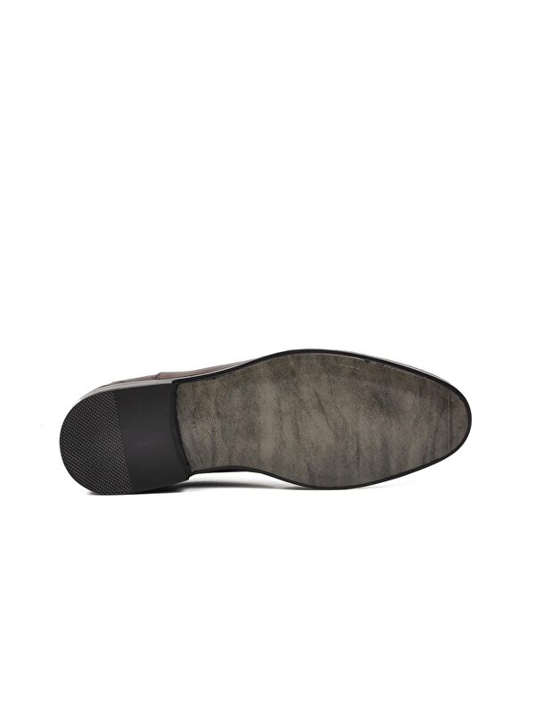 Premium Kahve Hakiki Deri Erkek Klasik Ayakkabı 03259 - Görsel 6