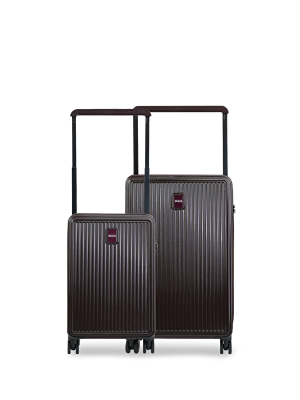 Ground İnce Çizgili Ametis 2'li Set Valiz 010737