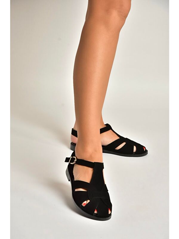 Fox Shoes Bej Fox Shoes Sandalet Kadın Y250303002