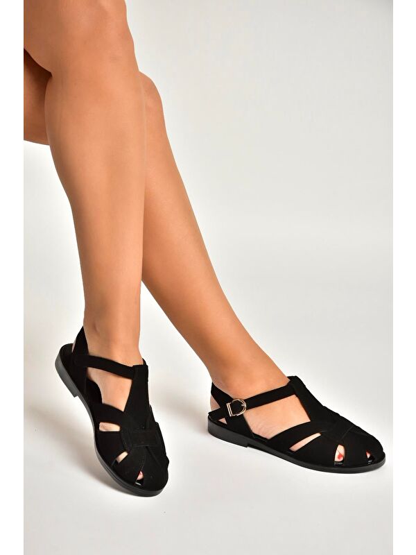 Fox Shoes Bej Fox Shoes Sandalet Kadın Y250303002