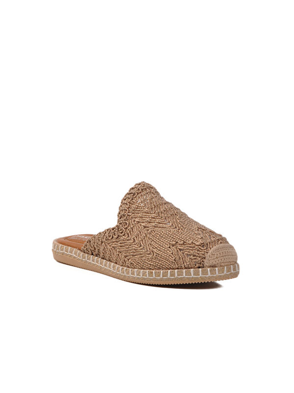 Taba Önü Kapalı Triko Kadın Terlik 542042 Z - Görsel 4