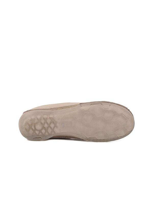 Ayakmod Bej Ayakmod Premium Hakiki Deri Anatomik Kadın Casual Ayakkabı 44404 Z