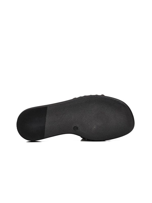 Siyah Kadın İnce Taban Terlik 335173 - Görsel 6