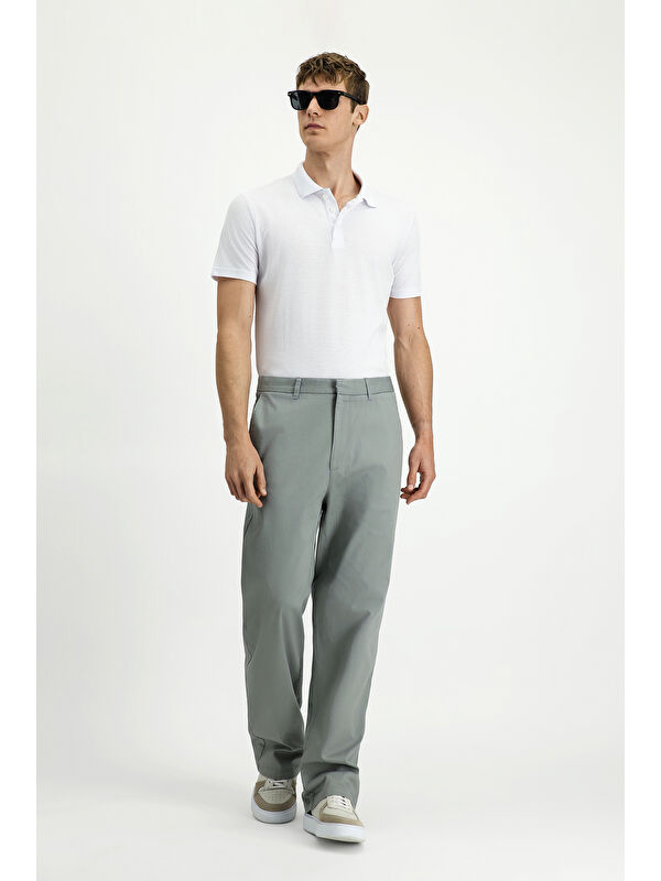 Kiğılı Regular Fit Elastanlı Kanvas / Chino Pantolon