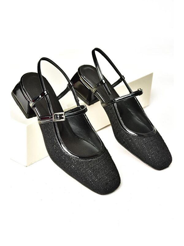 S4725726 Siyah Kadın Babet Ayakkabı - Görsel 9