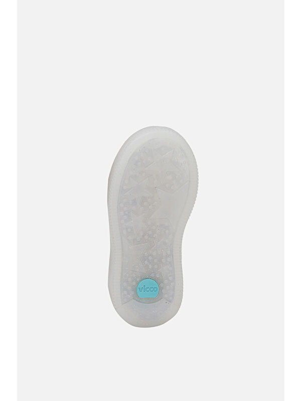 Sun Işıklı Kız Okul Öncesi Beyaz/Pembe Sneaker - Görsel 5