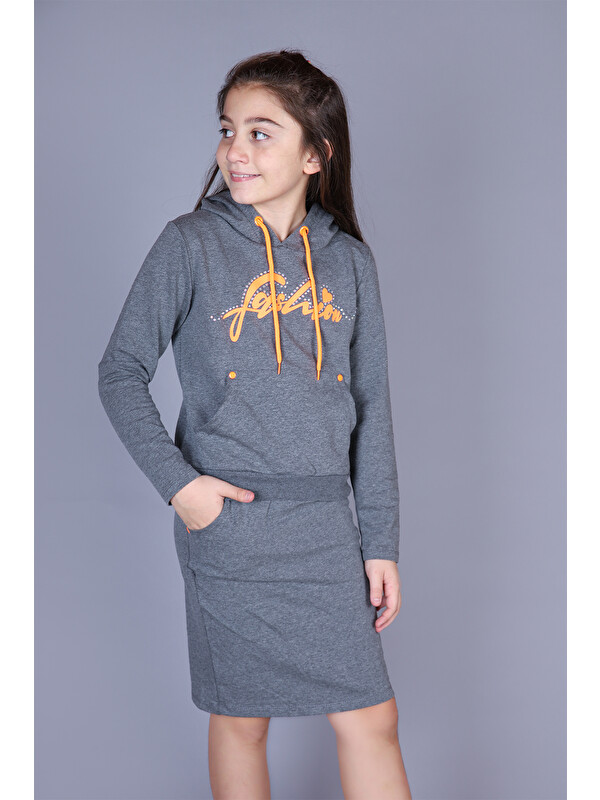Toontoykids Kız Çocuk Fashion Etekli Takım