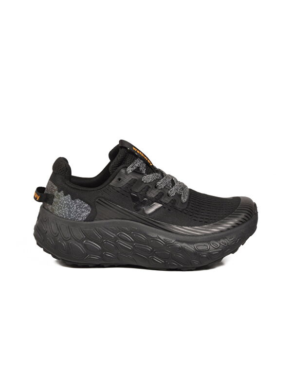 Walkway Siyah Fileli Hafif Esnek Hafızalı Taban Unisex Spor Ayakkabı Flystep G