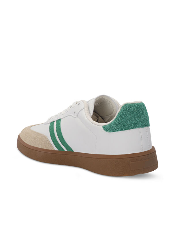 POUND I Erkek Sneaker Ayakkabı Beyaz / Yeşil - Görsel 4