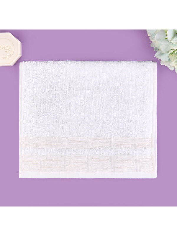 Evidea Soft Golden Star Shiny El Havlusu - Ekru - 30x50 cm
