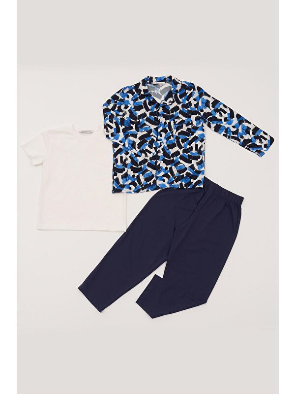For You Kids Erkek Çocuk Pijama Takımı 3'lü