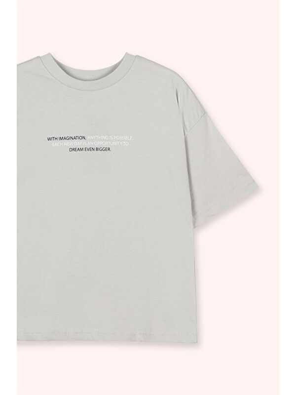 Panço Erkek Çocuk Baskılı T-Shirt Lacivert
