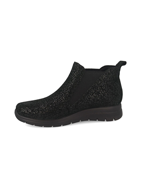 Fly Flot Kadın Bot 27 R17 AX LEATHER WOMAN ANKLE BOOT 2003-Black