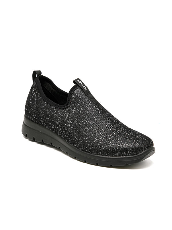 Fly Flot Kadın Sneaker 27 T12 TQ CLOTH WOMAN Black