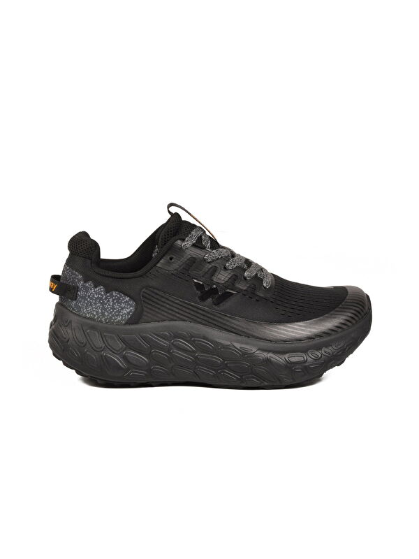 Walkway Siyah Fileli Hafif Esnek Hafızalı Taban Unisex Spor Ayakkabı Flystep G