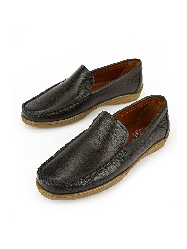 Ziya Ayakkabi Kahverengi Ziya Ayakkabi Hakiki Erkek Deri Günlük 1611064Z213