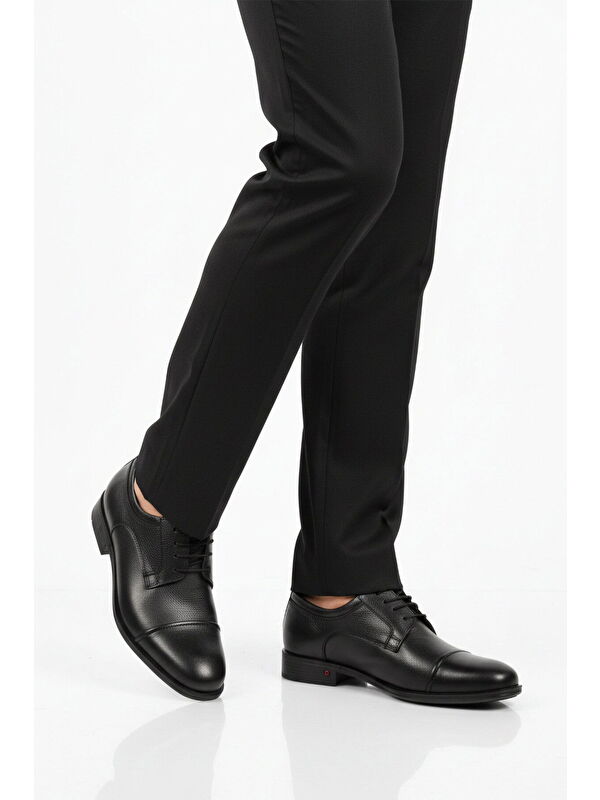 Ayakmod Siyah Ayakmod Premium Hakiki Deri Anatomik Erkek Klasik Ayakkabı 693 M