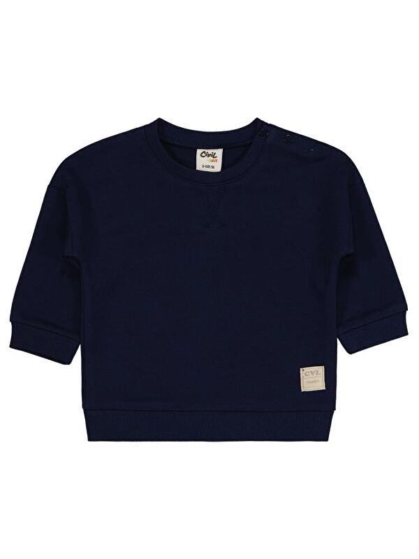 Civil Baby Basic Timeless 6-18 Ay Sweatshirt - Lacivert 6-9 Ay