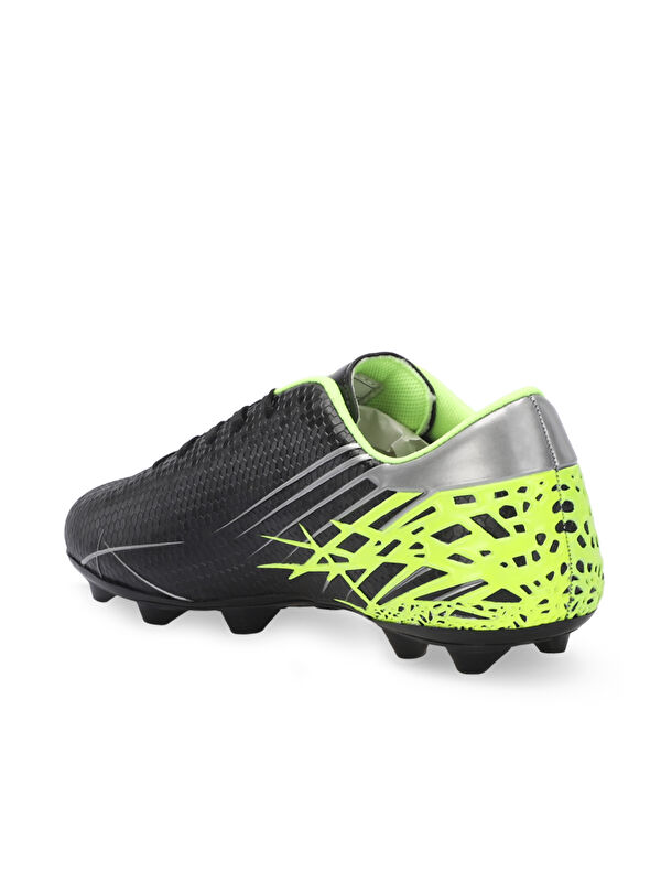 CARLO I Erkek Futbol Ayakkabı Siyah / Yeşil - Görsel 4