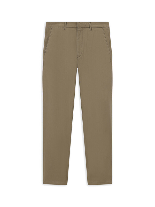 Kiğılı Regular Fit Elastanlı Kanvas /  Chino Pantolon