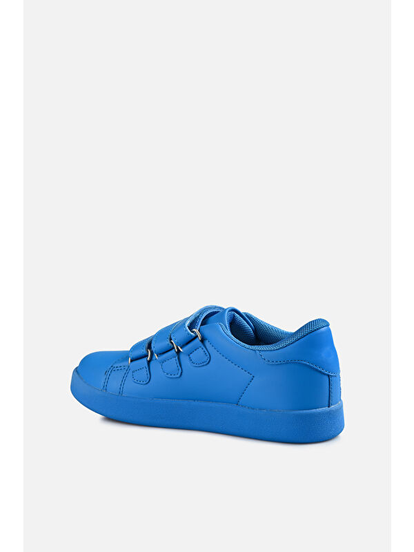 Oyo Işıklı Erkek Çocuk Saks Mavi Sneaker - Görsel 4