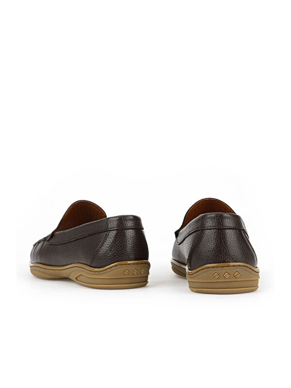 Ziya Ayakkabi Kahverengi Ziya Ayakkabi Hakiki Erkek Deri Günlük 1611064Z213