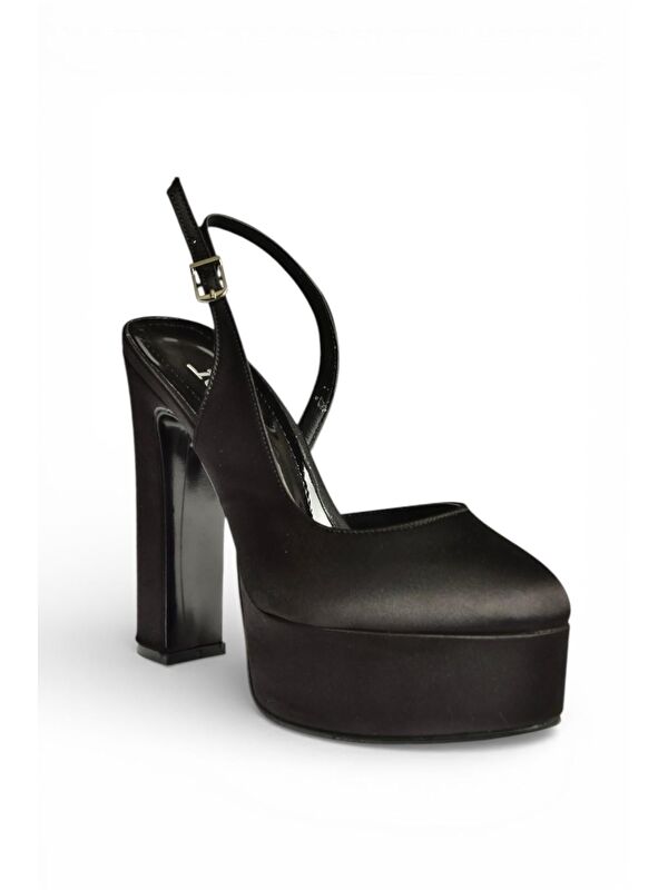 Fox Shoes Siyah Kadın Topuklu Ayakkabı Y246195104