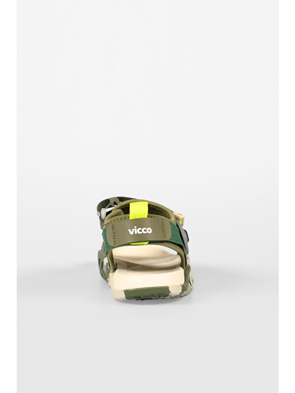 Tape Hafif Erkek Çocuk Haki Sandalet - Görsel 6