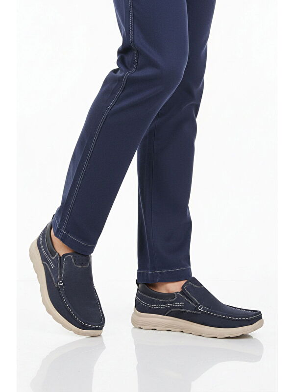 Ayakmod Siyah Ayakmod Premium Hakiki Deri Anatomik Erkek Casual Ayakkabı 2406 M