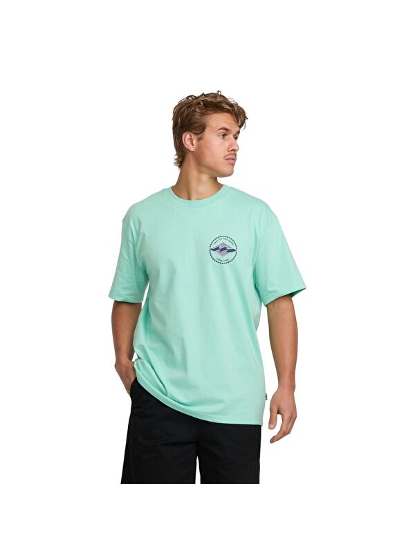 Billabong Rotor Diamond Regular Erkek Yeşil Tişört