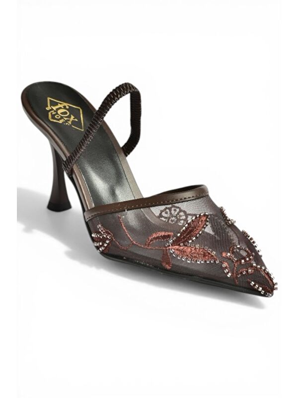 Fox Shoes Kahverengi Kadın Topuklu Ayakkabı Y752076315