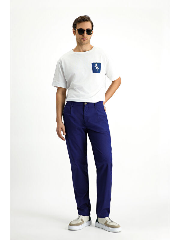 Kiğılı Regular Fit Elastanlı Kanvas / Chino Pantolon