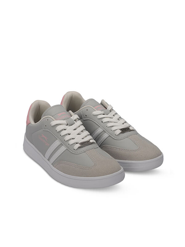 POUND I Kadın Sneaker Ayakkabı Gri / Pembe - Görsel 3