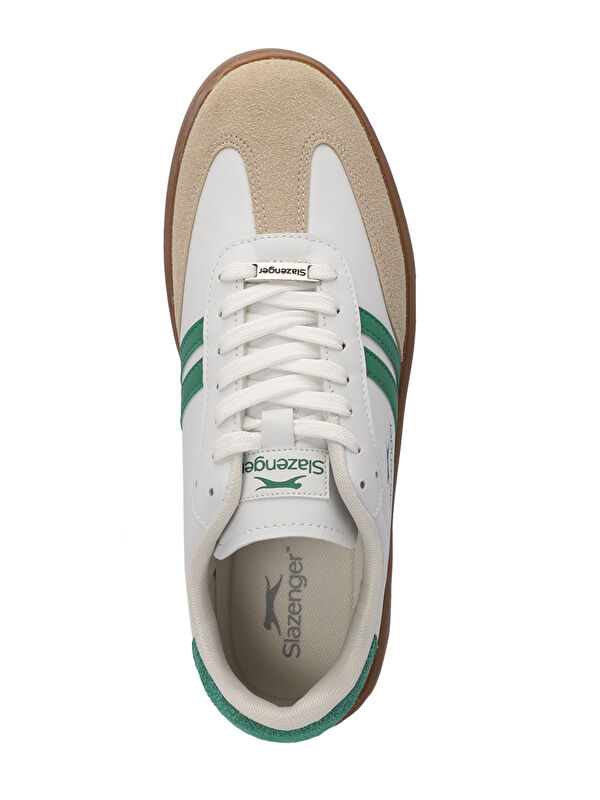 POUND I Kadın Sneaker Ayakkabı Beyaz / Yeşil - Görsel 6