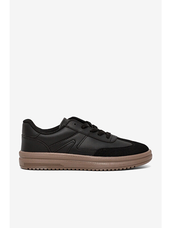Tonny Black Beyaz Tonny Black Rahat Kalip Kadın Kauçuk Taban Bağcıklı Sneaker