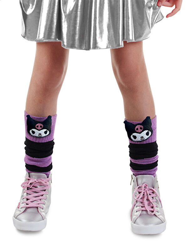 Denokids Kuromi Orijinal Kız Çocuk Tozluk