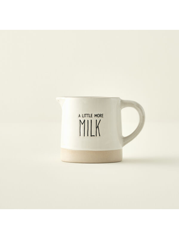 Bella Maison Bohemia Stoneware Sütlük Beyaz (300 cc)
