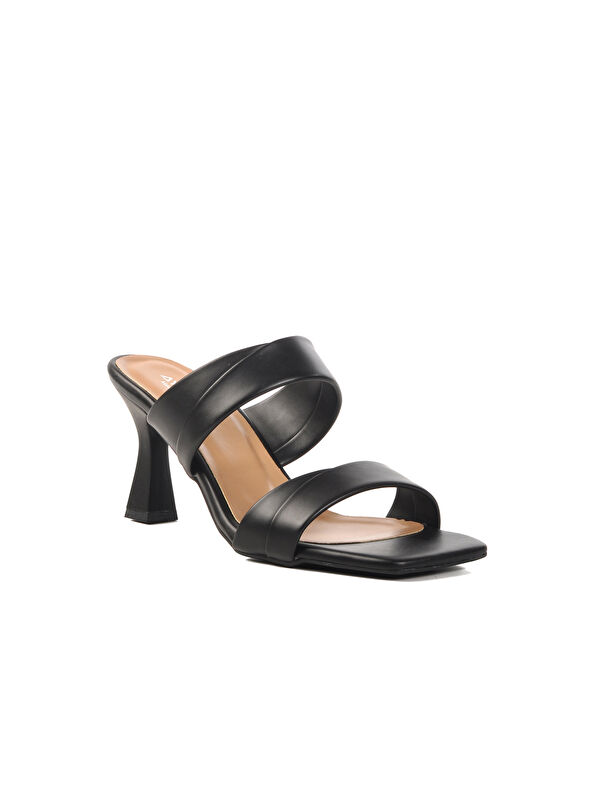 Siyah Kadın Topuklu Terlik 576006 Z - Görsel 3