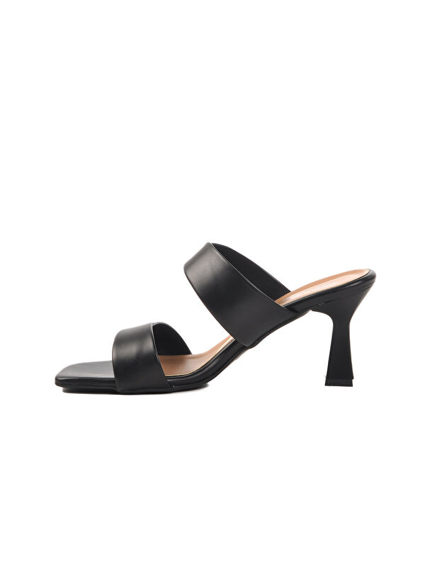 Siyah Kadın Topuklu Terlik 576006 Z - Görsel 2