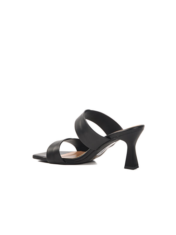 Siyah Kadın Topuklu Terlik 576006 Z - Görsel 5