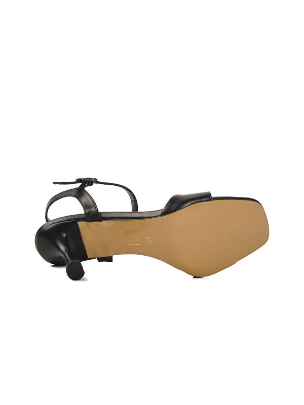 Siyah Kadın Topuklu Sandalet 448189 Z - Görsel 6