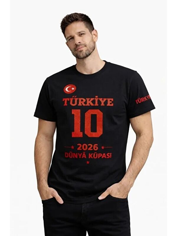 Jane's Erkek Baskılı Tişört 2026 Dünya Kupası Taraftar Forma Tişört