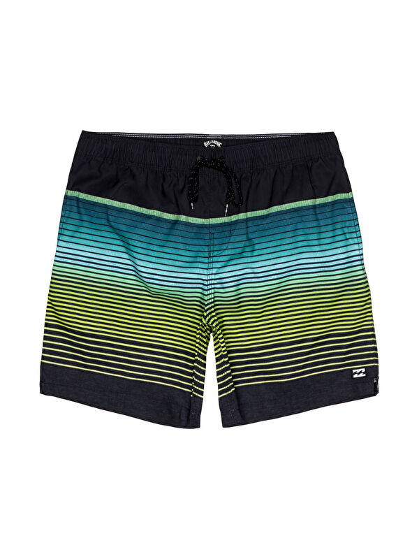 Billabong All Day Stripe Lb Erkek Siyah Volley Short