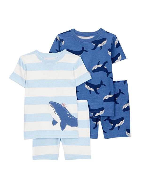 Carter's Küçük Erkek Çocuk Pijama Set 4'lü Paket