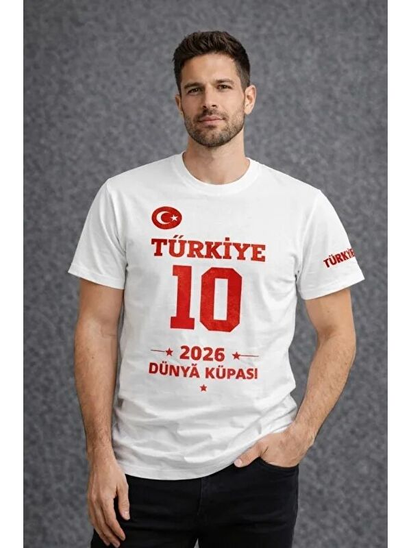 Jane's Erkek Baskılı Tişört 2026 Dünya Kupası Taraftar Forma Tişört