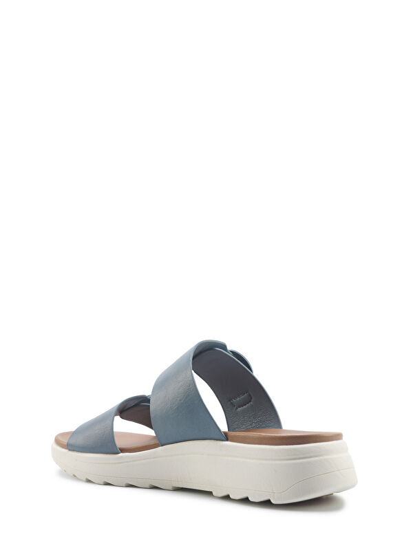 166994.Z5FX Mavi Kadın Terlik - Görsel 4