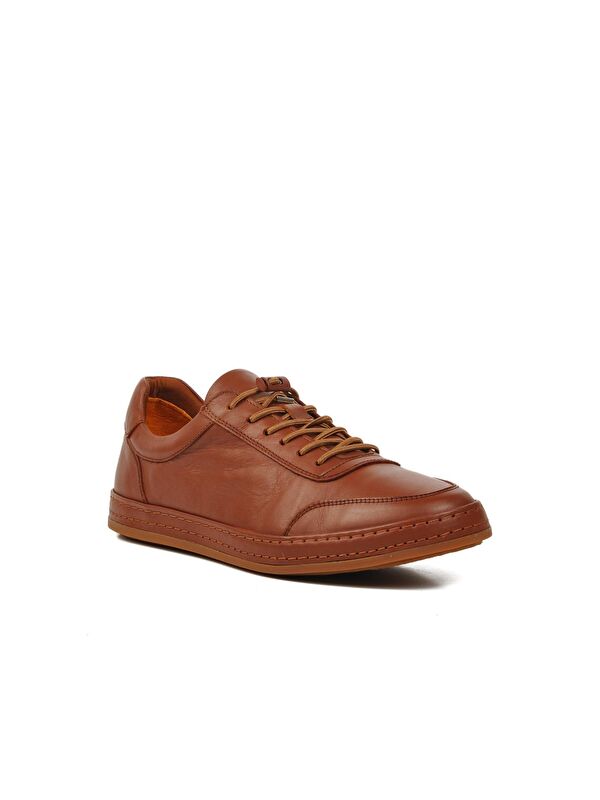 Taba Hakiki Deri Erkek Casual Ayakkabı 245535 - Görsel 4