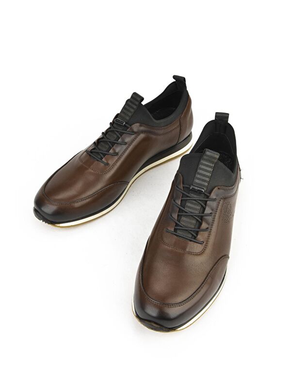 Erkek Hakiki Deri Ayakkabı 151745Z0807 Kahve - Görsel 5