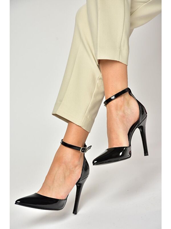 S3726647 Siyah Kadın Topuklu Ayakkabı - Görsel 3